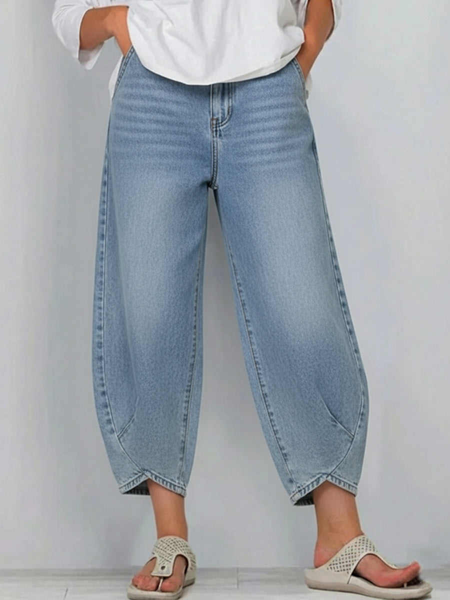 📦📦 New Arrivals🔥 Women's Casual Simple Denim Cotton Pants