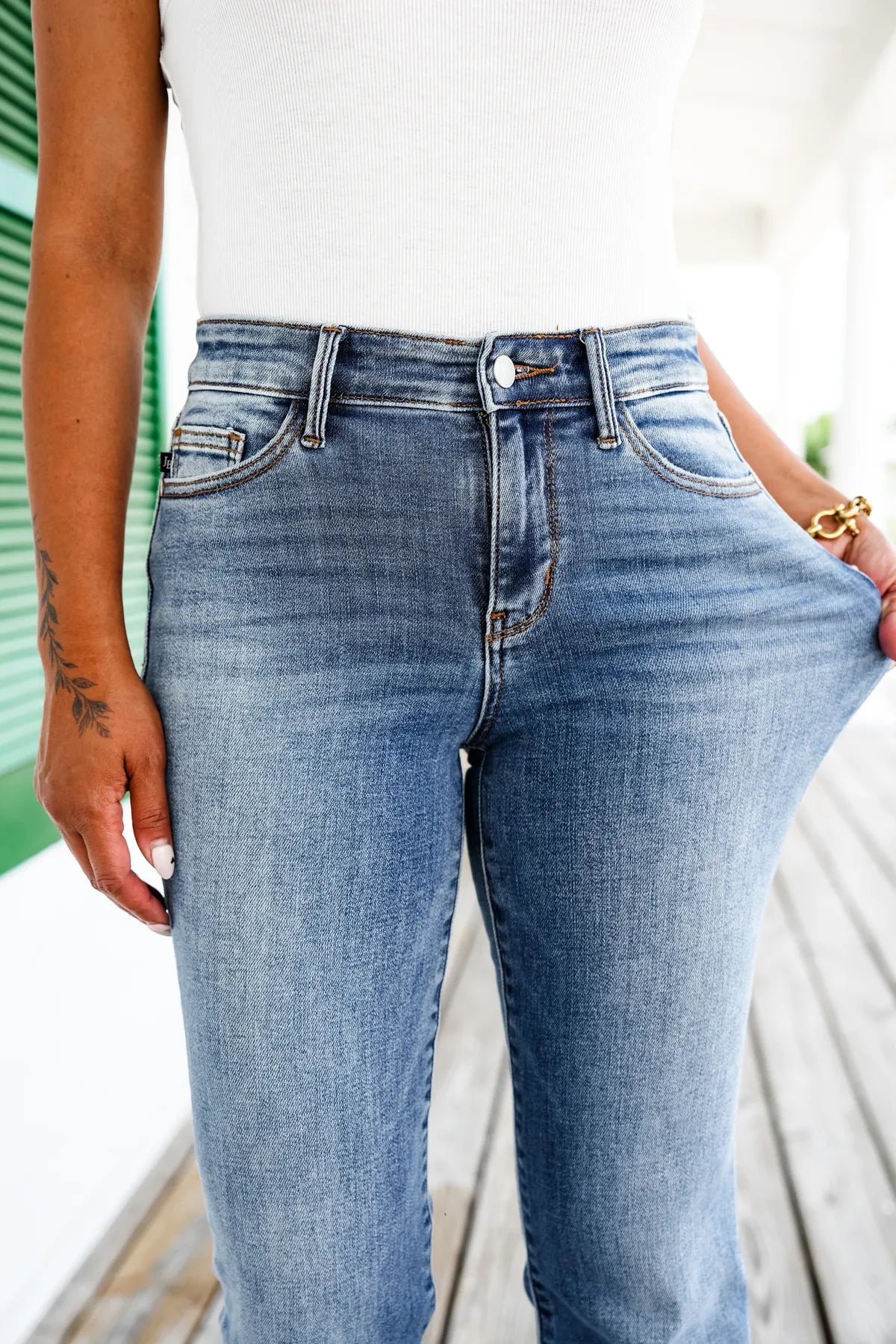 💝💝Holy Grail Tummy Control Bootcut Jeans (Buy 2 Free Shipping)