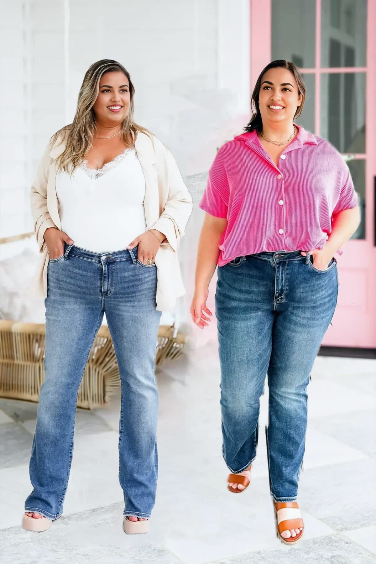 💝💝Holy Grail Tummy Control Bootcut Jeans (Buy 2 Free Shipping)