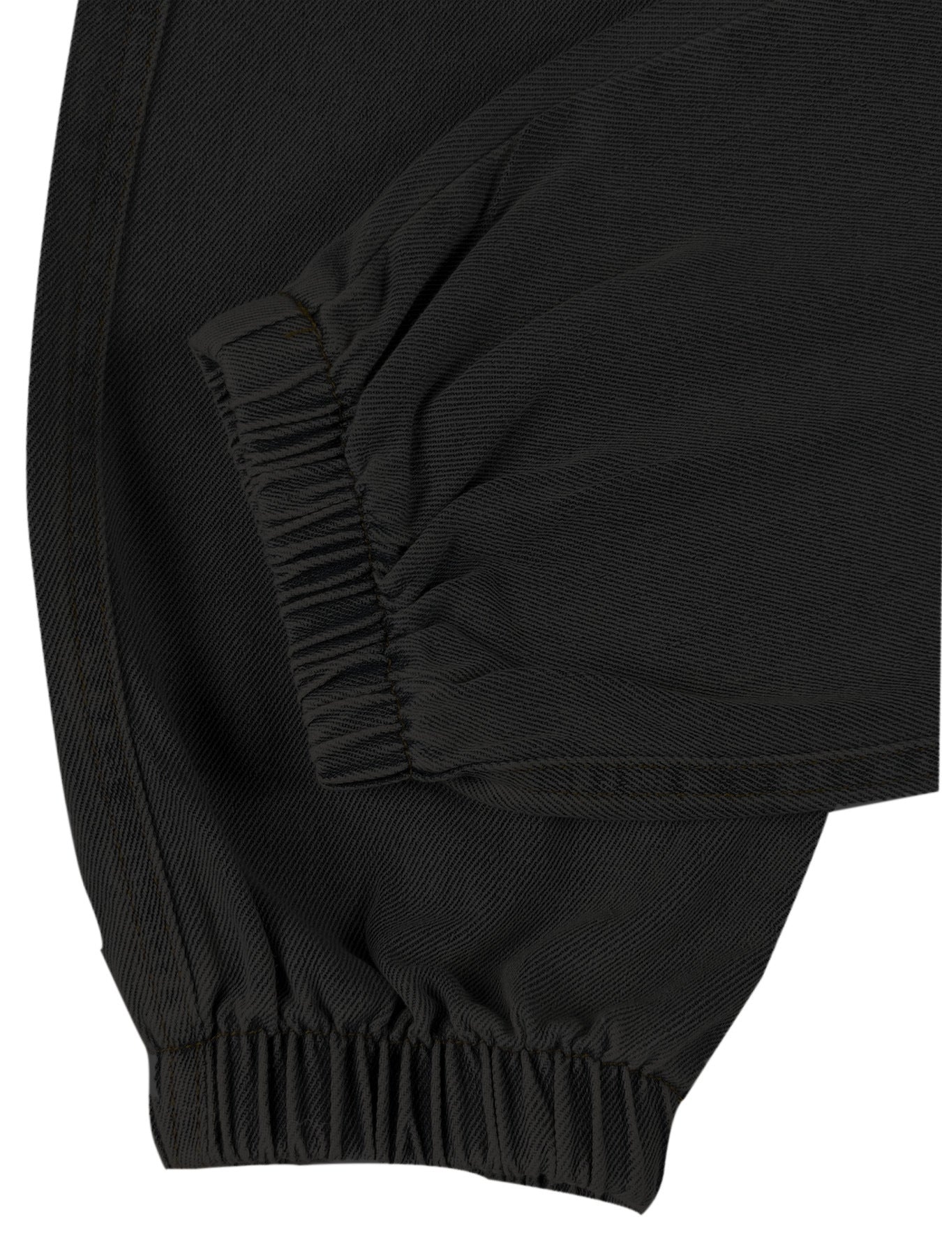 Trendy Men's Patchwork Denim Elastic Waist Jogger Harem Pants