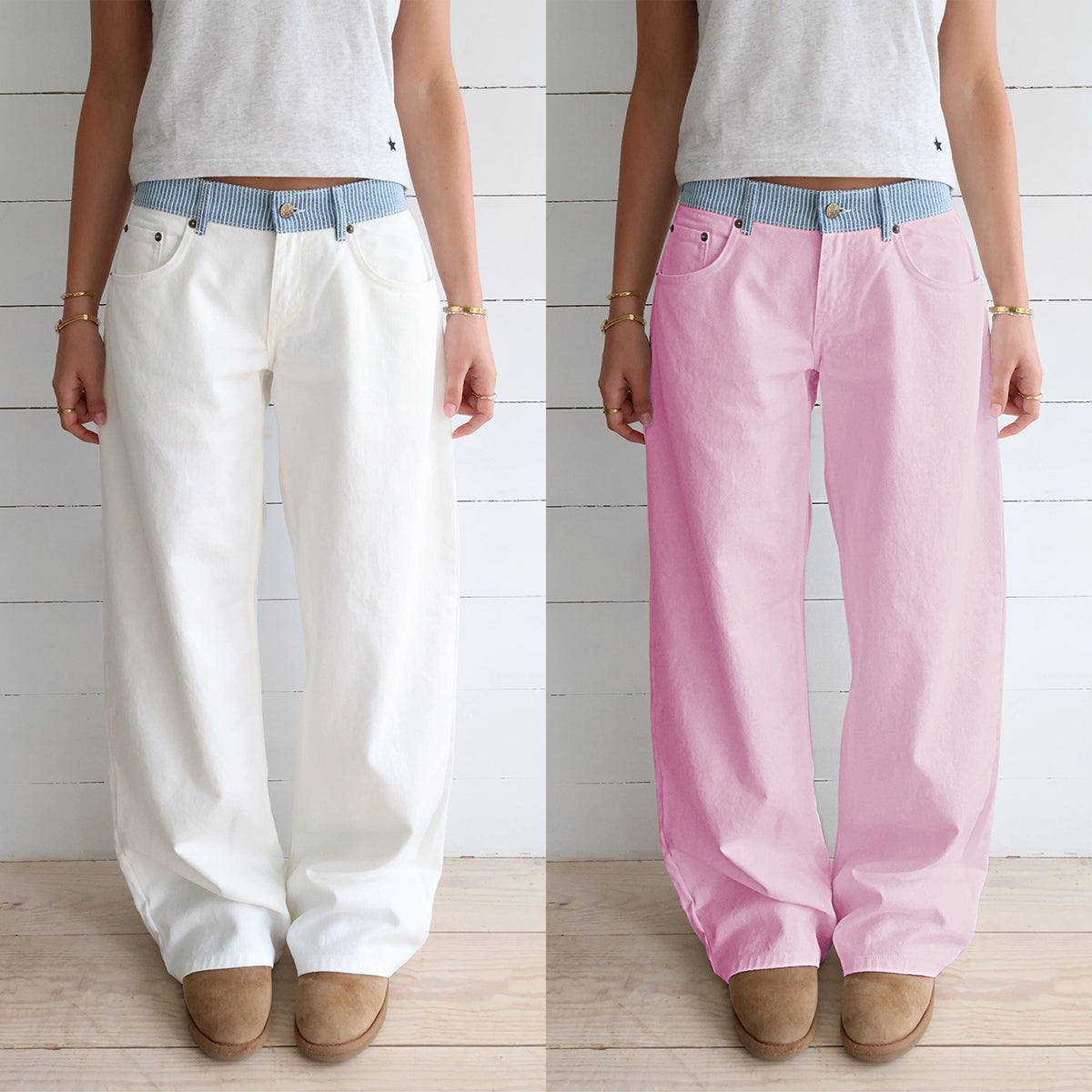 💝💝Judy Adjustable Wide Leg Jeans (Buy 2 Free Shipping)