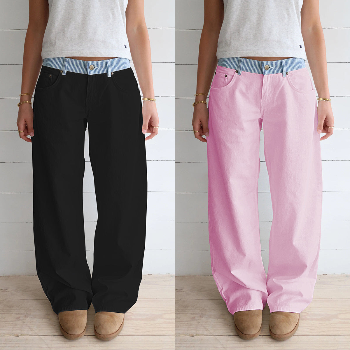 💝💝Judy Adjustable Wide Leg Jeans (Buy 2 Free Shipping)