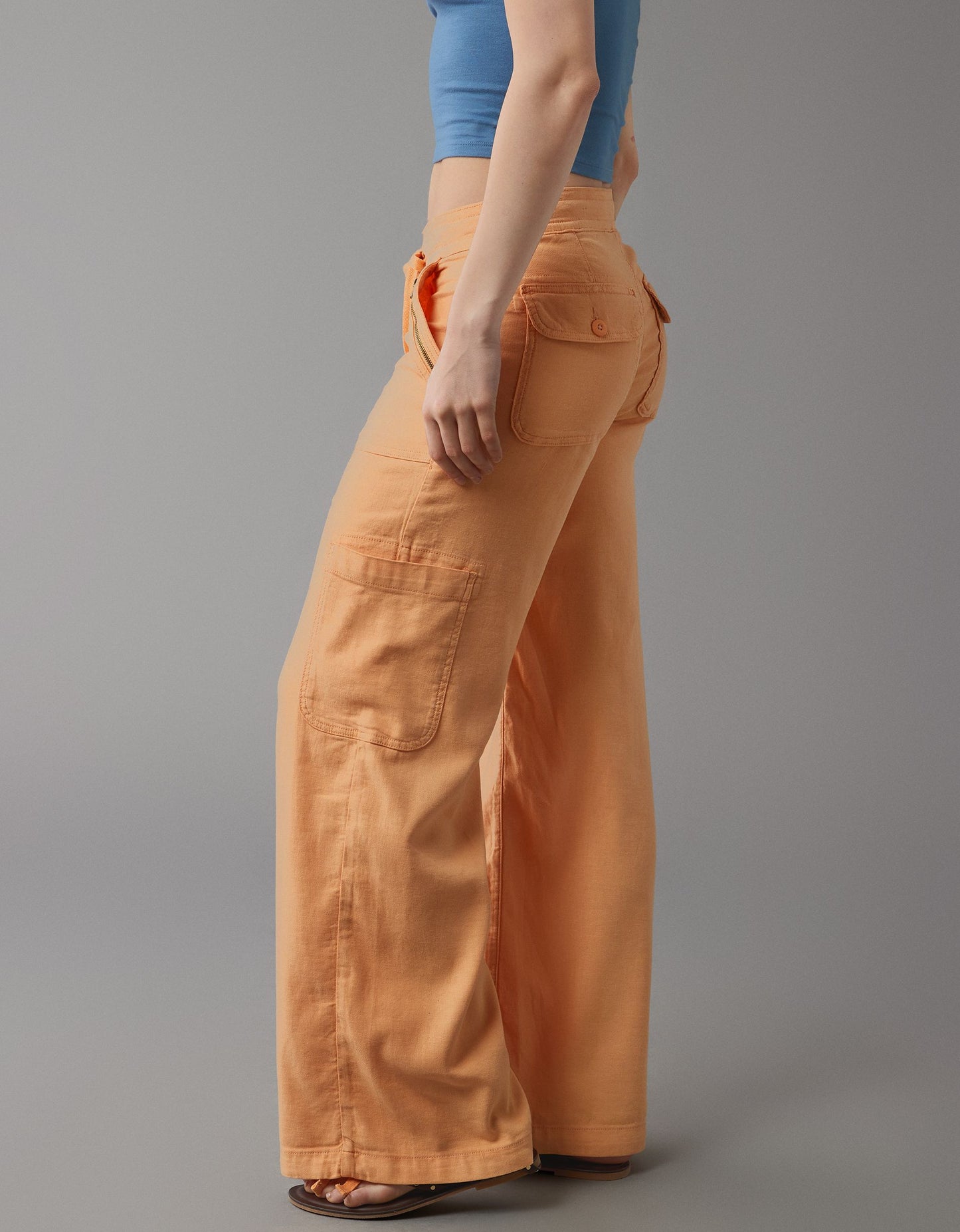 💝💝Linen-Blend Wide-Leg Cargo Pant(BUY 2 FREE SHIPPING)