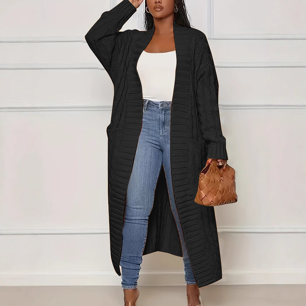 🔥Free Shipping✨ Cozy Long Knit Cashmere Cardigan — Ultra-Soft, Warm & Slimming | S–3XL | 6 Colors