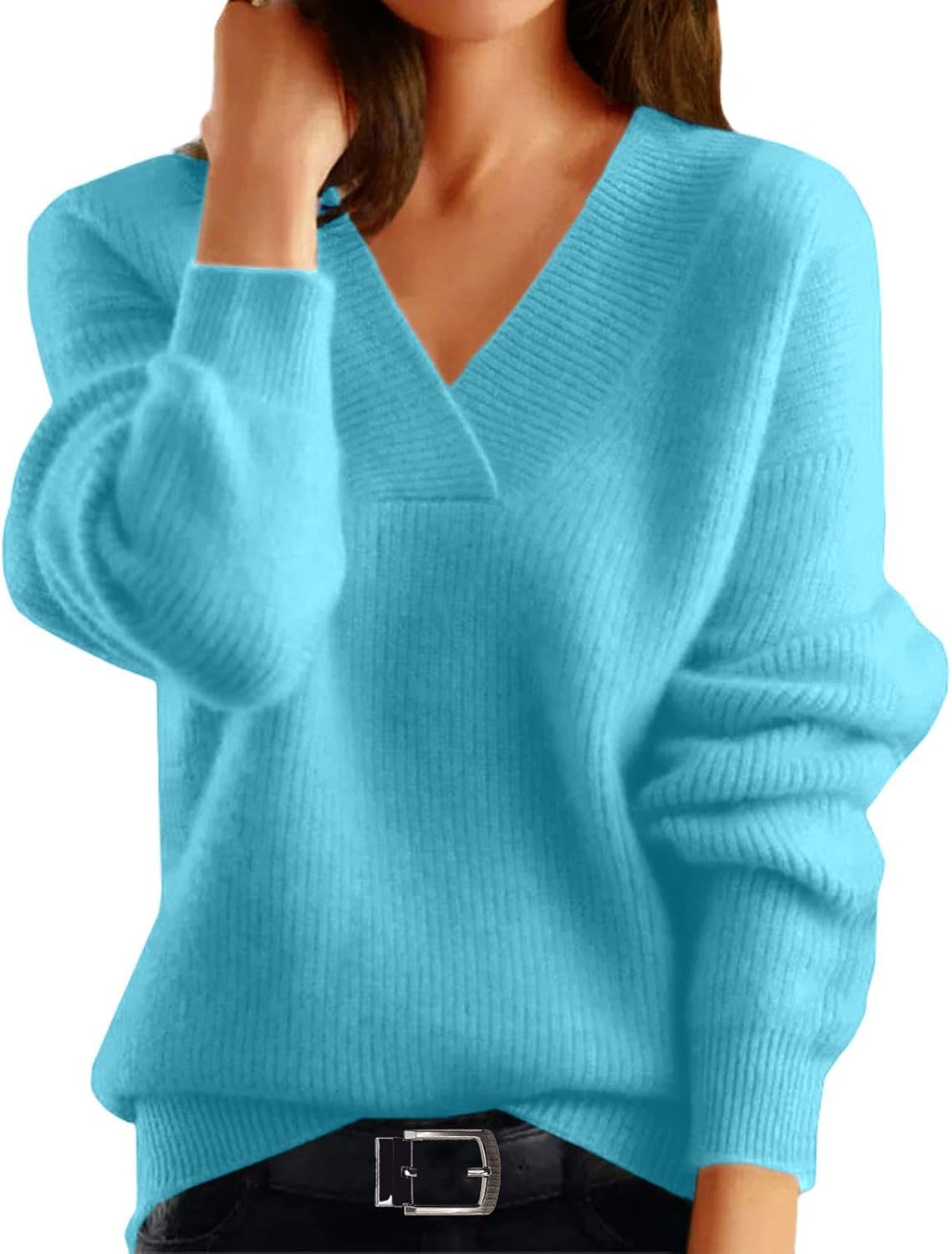 🎈🎈V-Neck Wool & Cashmere Sweater