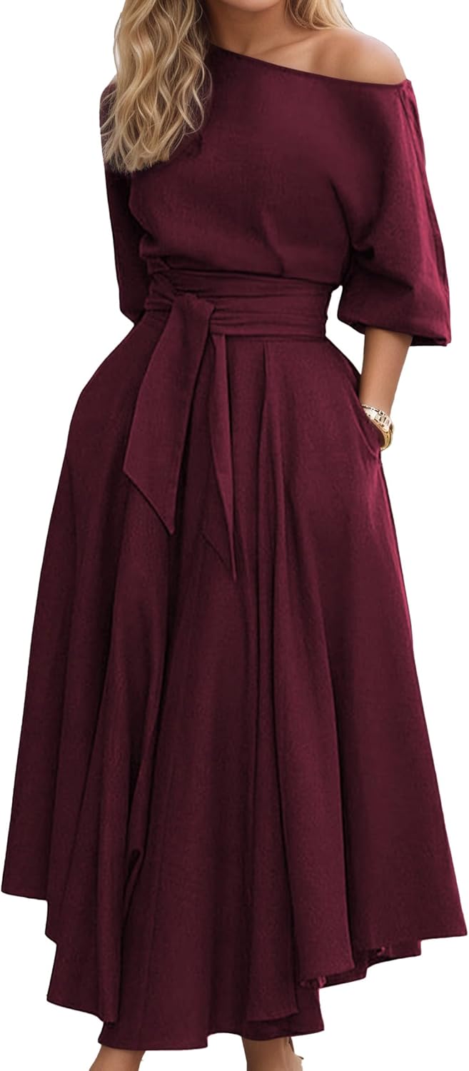 📦📦Buy 2 PCS for free shipping💥Women's Elegant Lantern Sleeve Long Evening Dress for Parties