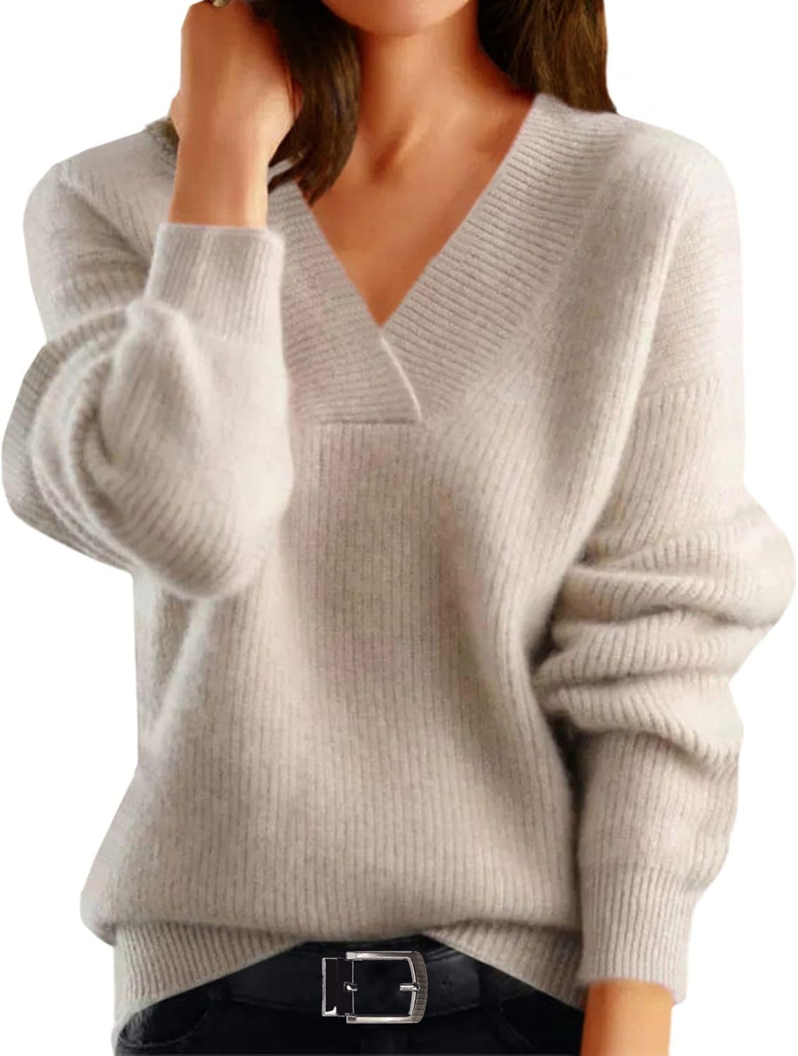 🎈🎈V-Neck Wool & Cashmere Sweater