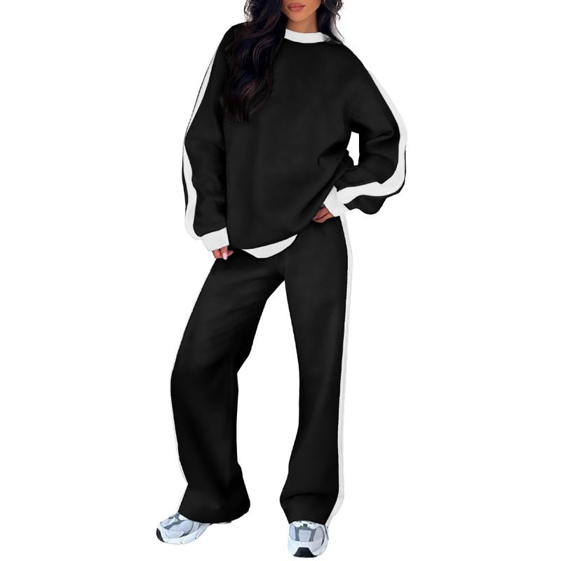 📦📦Buy 2 PCS for free shipping💥Comfortable 2-Piece Lounge Set Sweatshirt & Straight Leg Pants