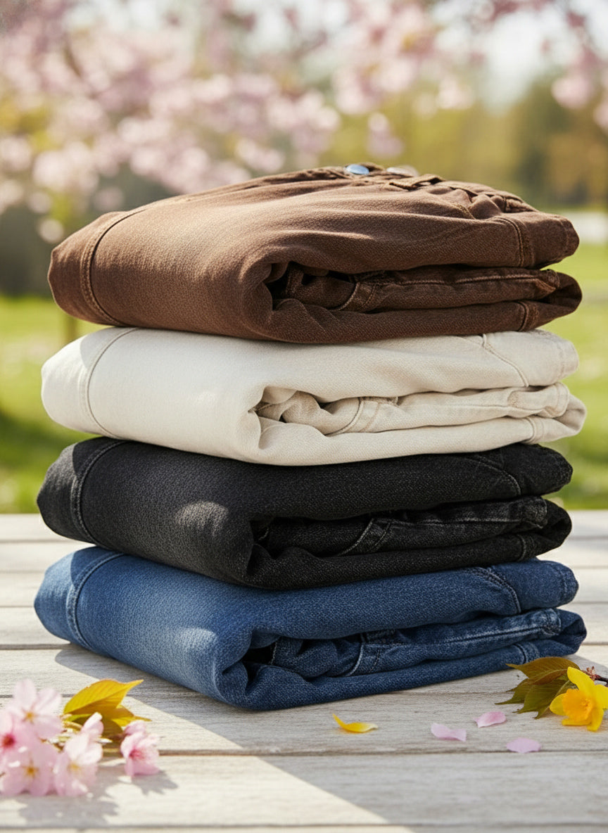 📦📦 New Arrivals🔥 Women's Casual Simple Denim Cotton Pants