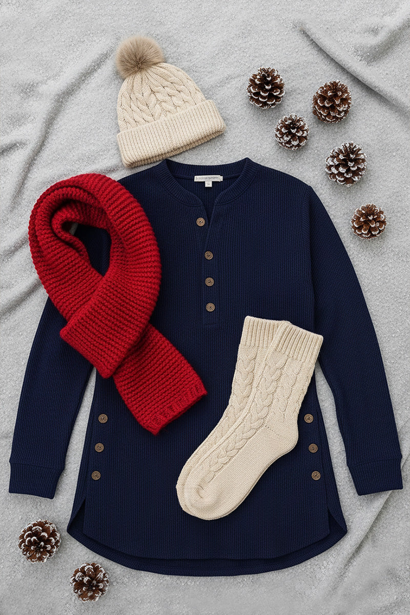 💝💝CLEARANCE SALE🔥 Women's Solid Color Crew Neck Long Sleeve Casual Loose Knit Pullover