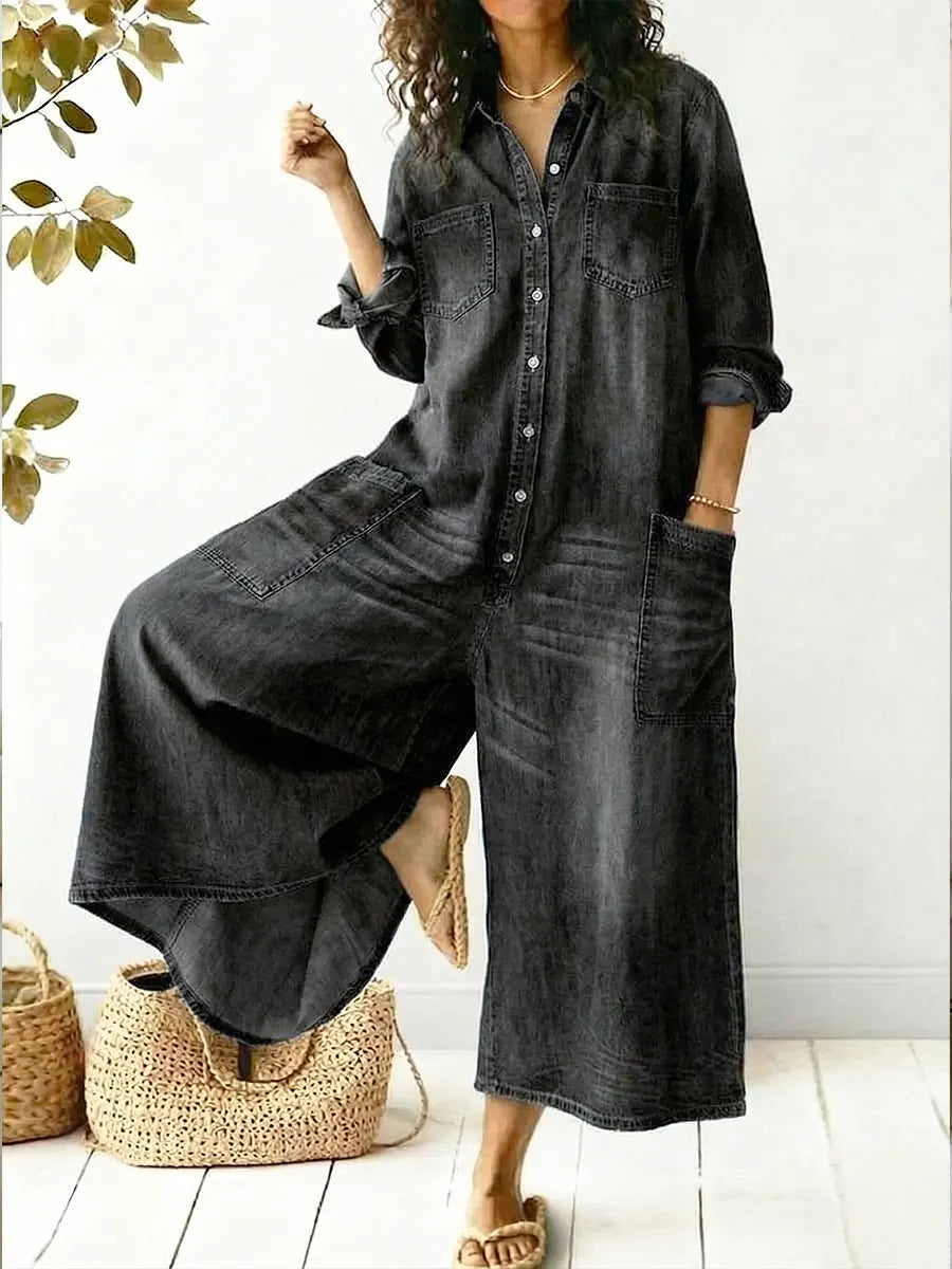 💝💝Women's Cozy and Casual Cotton Jumpsuit