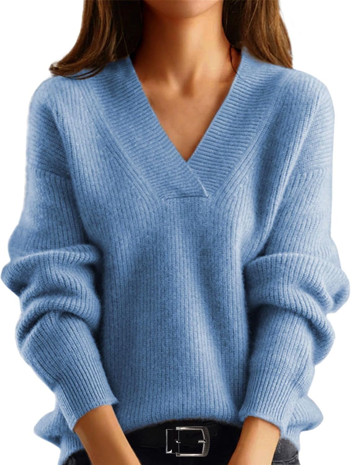 🎈🎈V-Neck Wool & Cashmere Sweater