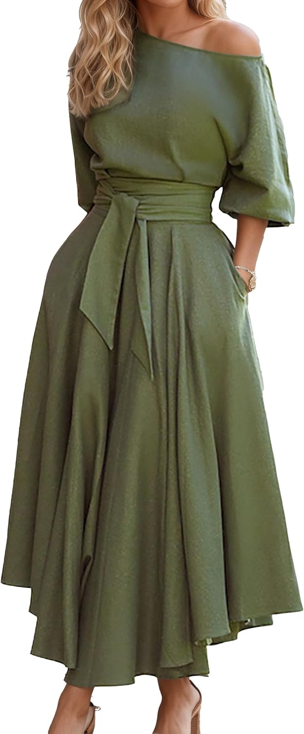 📦📦Buy 2 PCS for free shipping💥Women's Elegant Lantern Sleeve Long Evening Dress for Parties