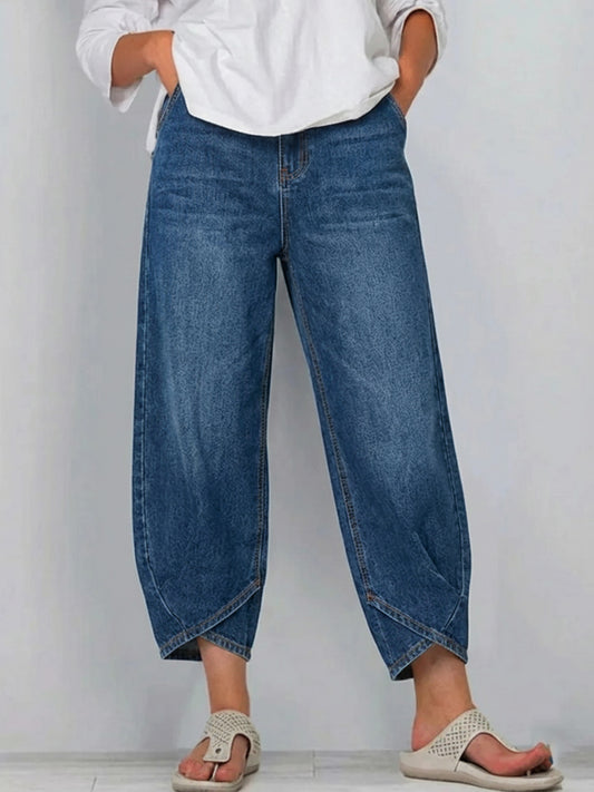 📦📦 New Arrivals🔥 Women's Casual Simple Denim Cotton Pants