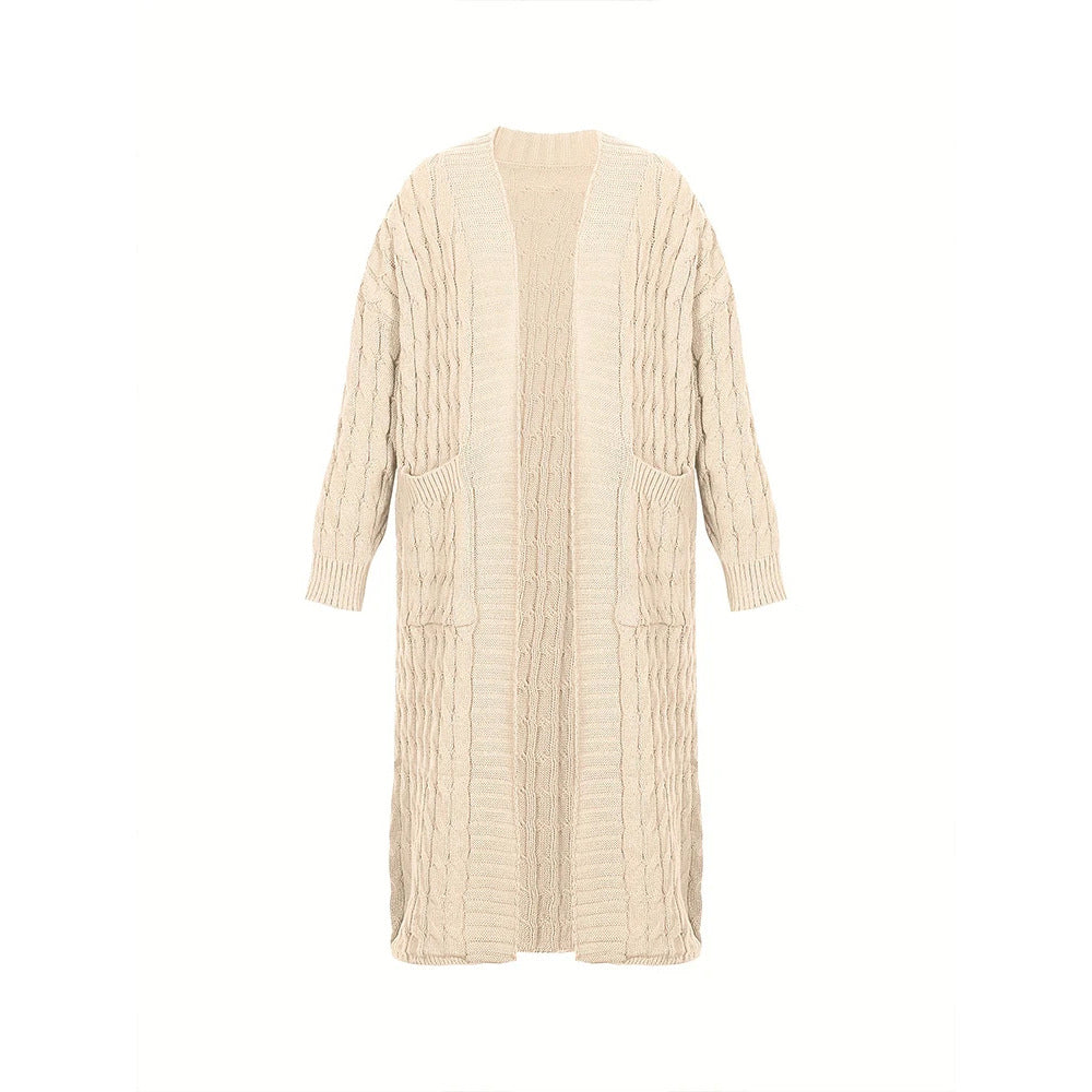 🔥Free Shipping✨ Cozy Long Knit Cashmere Cardigan — Ultra-Soft, Warm & Slimming | S–3XL | 6 Colors