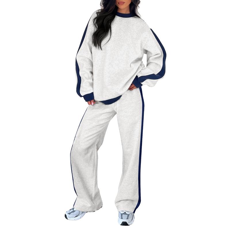 📦📦Buy 2 PCS for free shipping💥Comfortable 2-Piece Lounge Set Sweatshirt & Straight Leg Pants