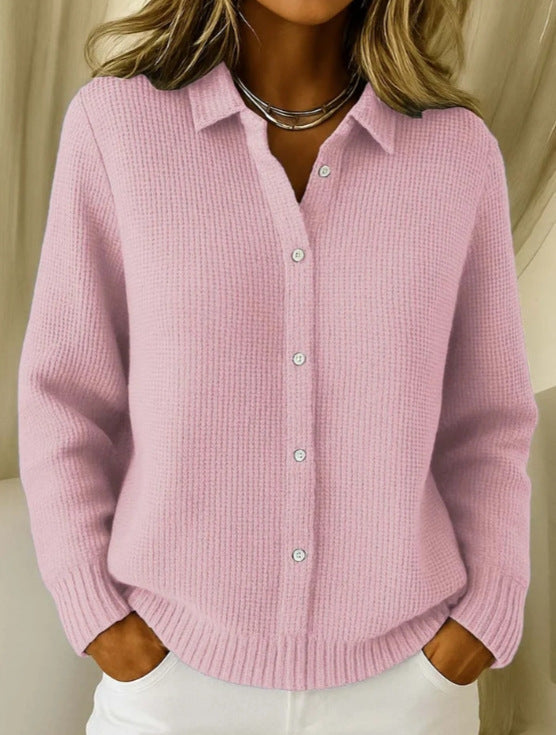 💝💝CLEARANCE SALE🔥 Women's Plaid Print Casual Cotton Buttoned Cardigan Sweater