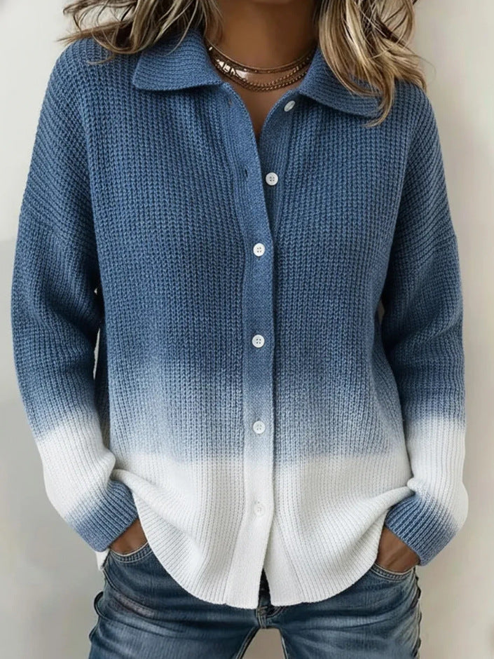 💝💝CLEARANCE SALE🔥 Women's Plaid Print Casual Cotton Buttoned Cardigan Sweater