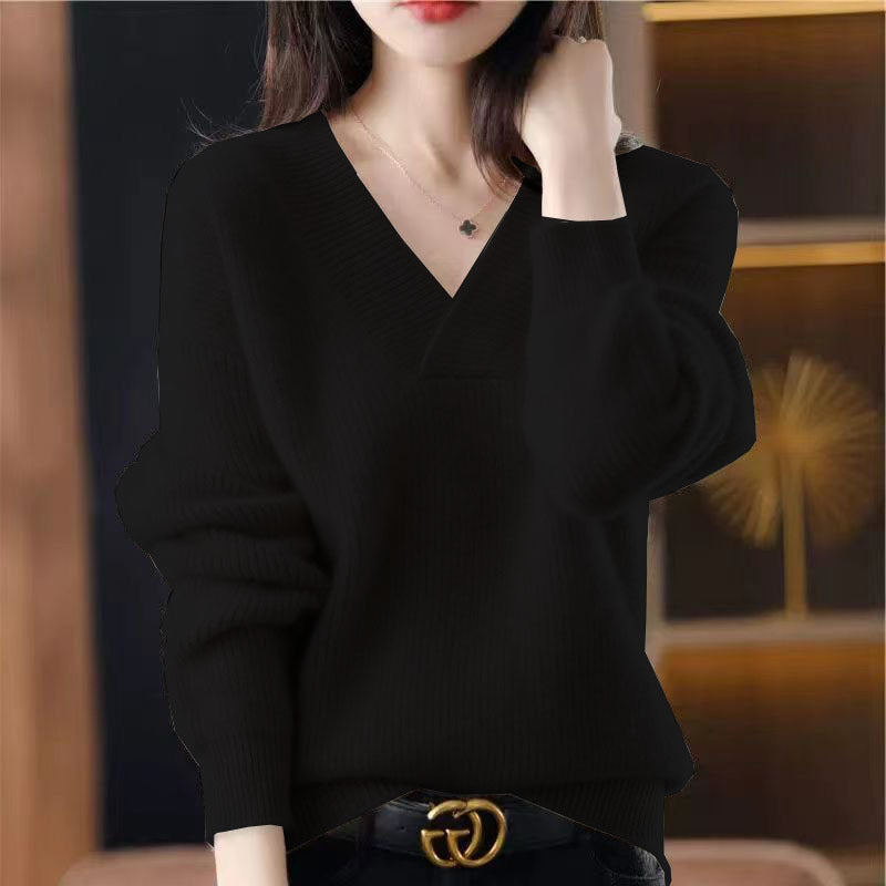 🎈🎈V-Neck Wool & Cashmere Sweater