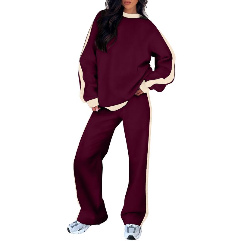 📦📦Buy 2 PCS for free shipping💥Comfortable 2-Piece Lounge Set Sweatshirt & Straight Leg Pants