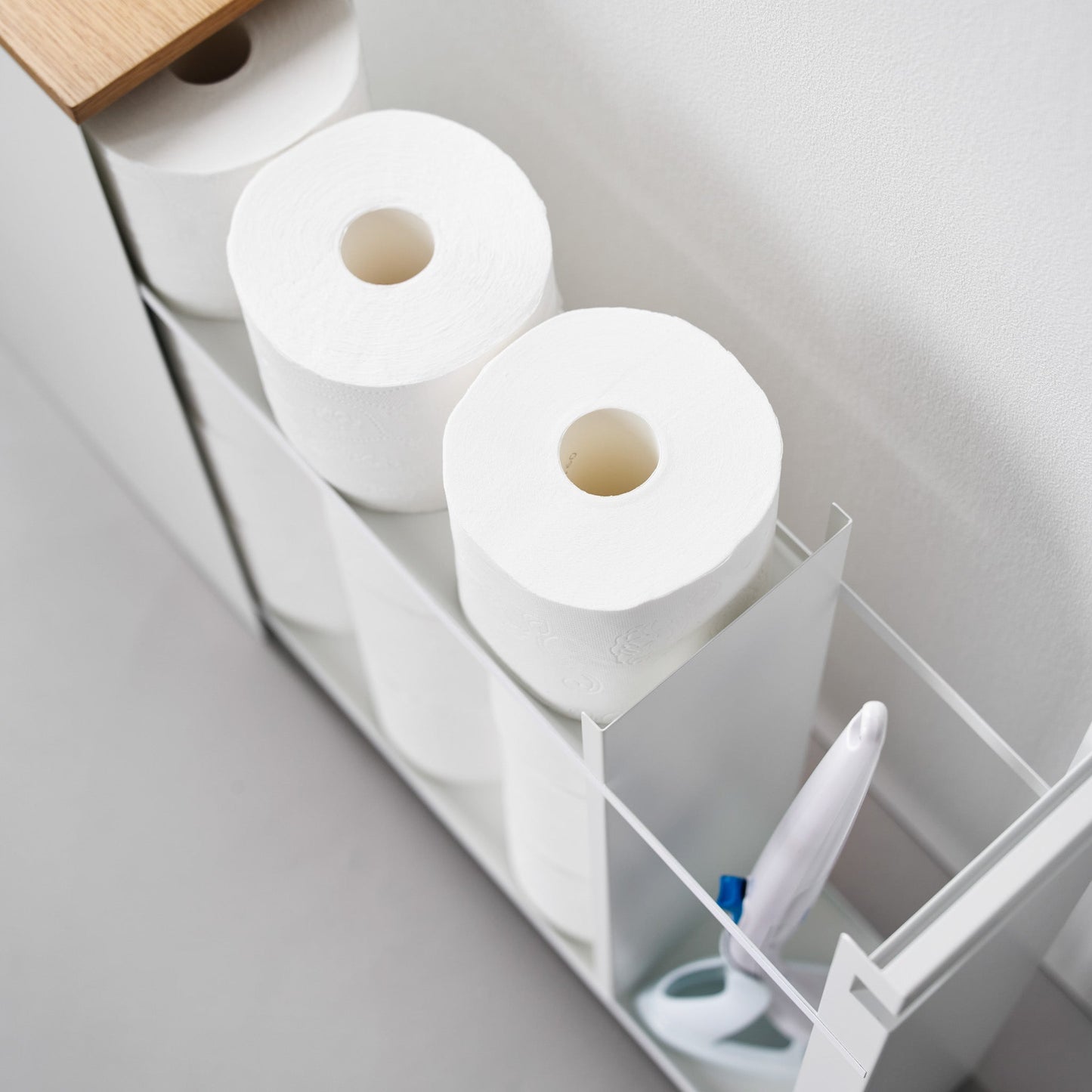 🎈Clearance Sale: 50%OFF Sliding Wood-Top Storage Rack