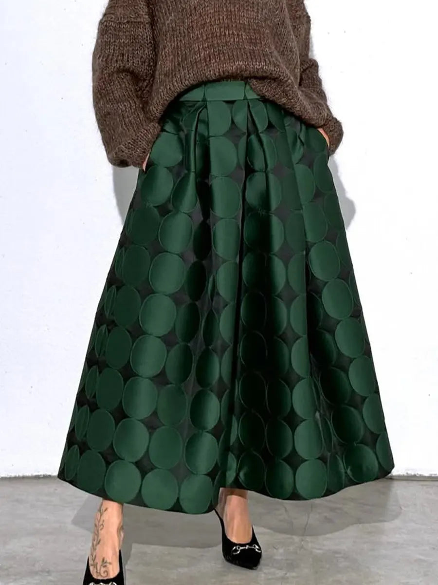 💝💝Elegant Women's Polka Dot Pleated Skirt