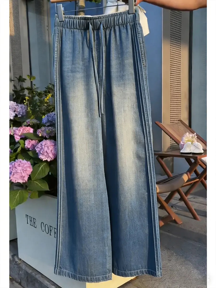 💝💝Women's Casual Loose-fitting Cotton Denim Jeans