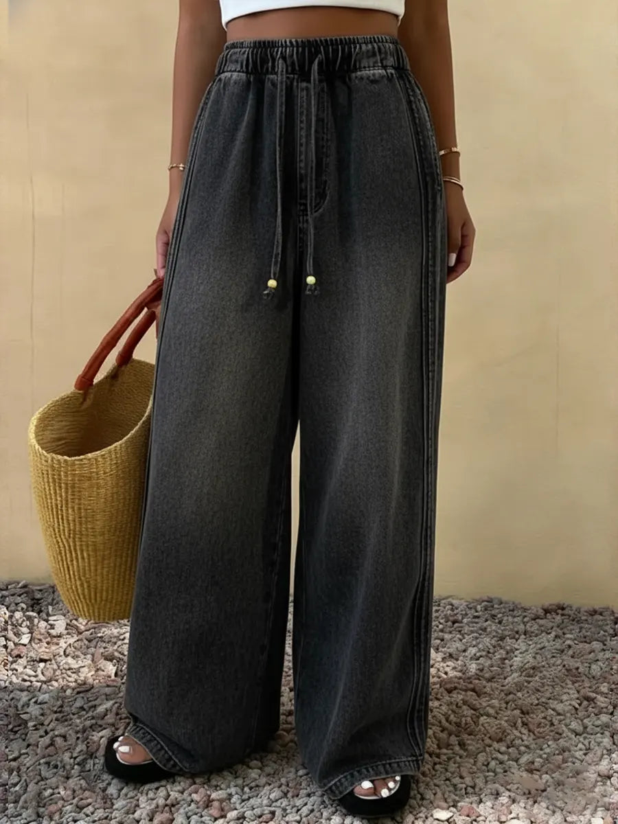 💝💝Women's Casual Loose-fitting Cotton Denim Jeans