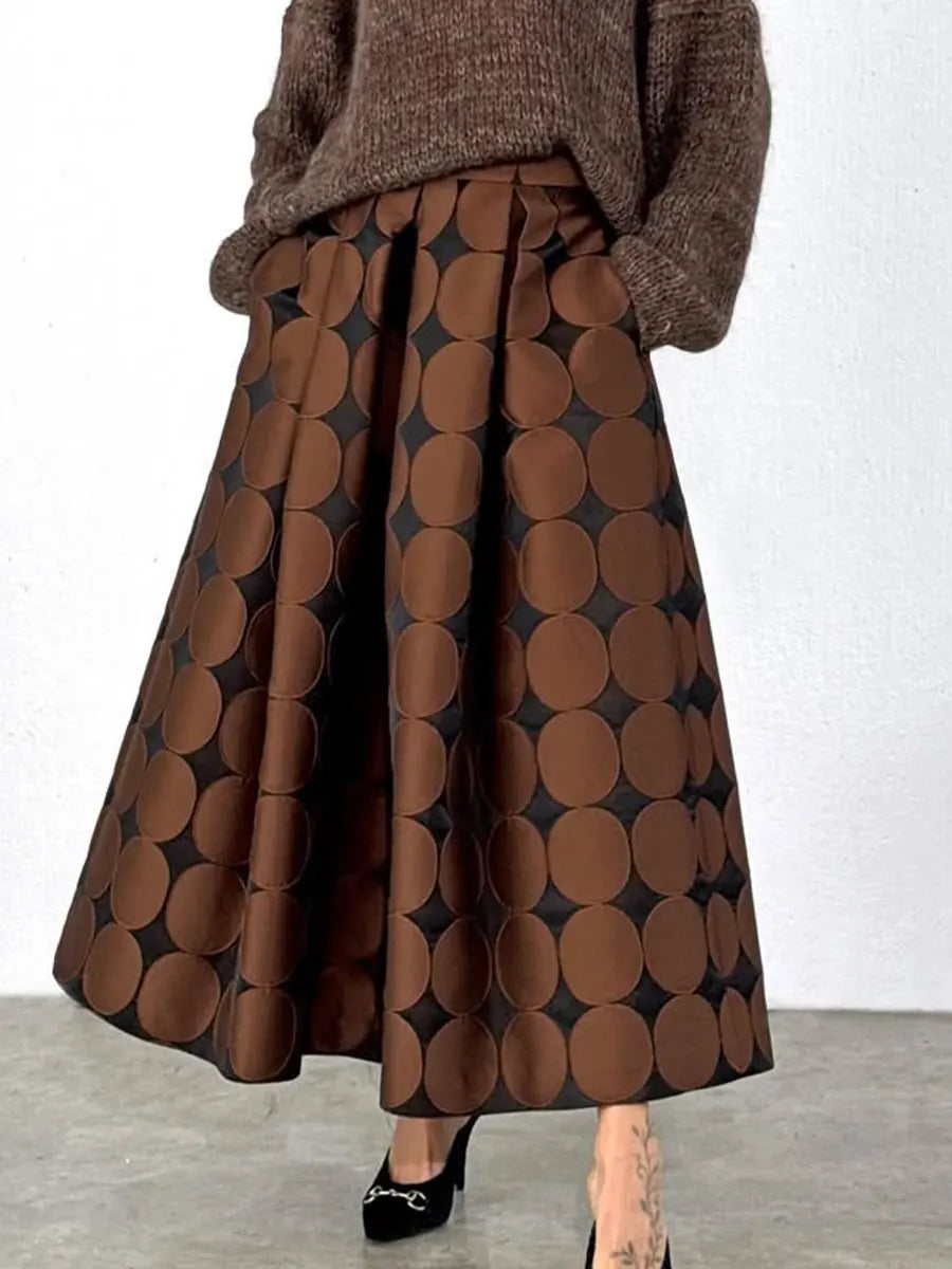 💝💝Elegant Women's Polka Dot Pleated Skirt