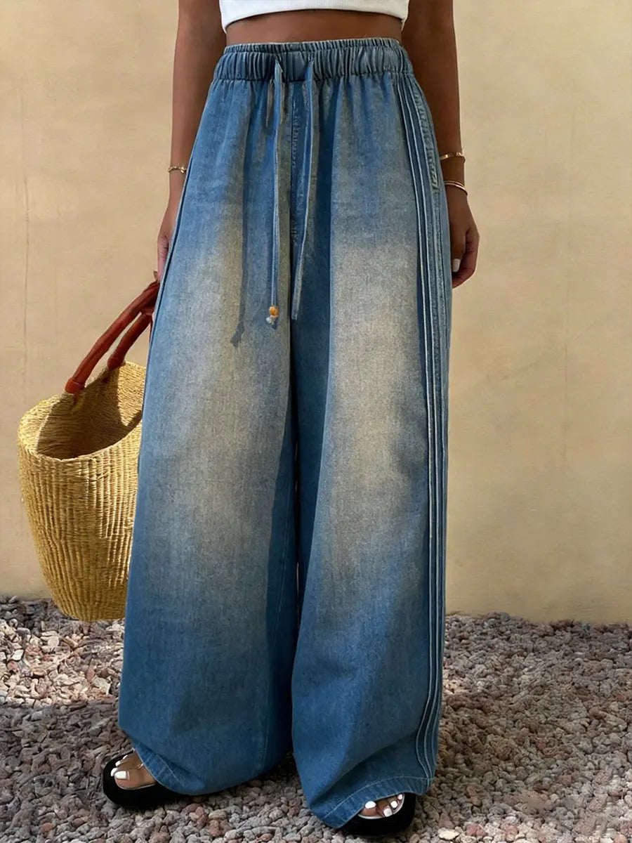 💝💝Women's Casual Loose-fitting Cotton Denim Jeans